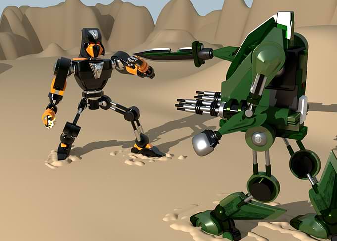 Mech vs Robots