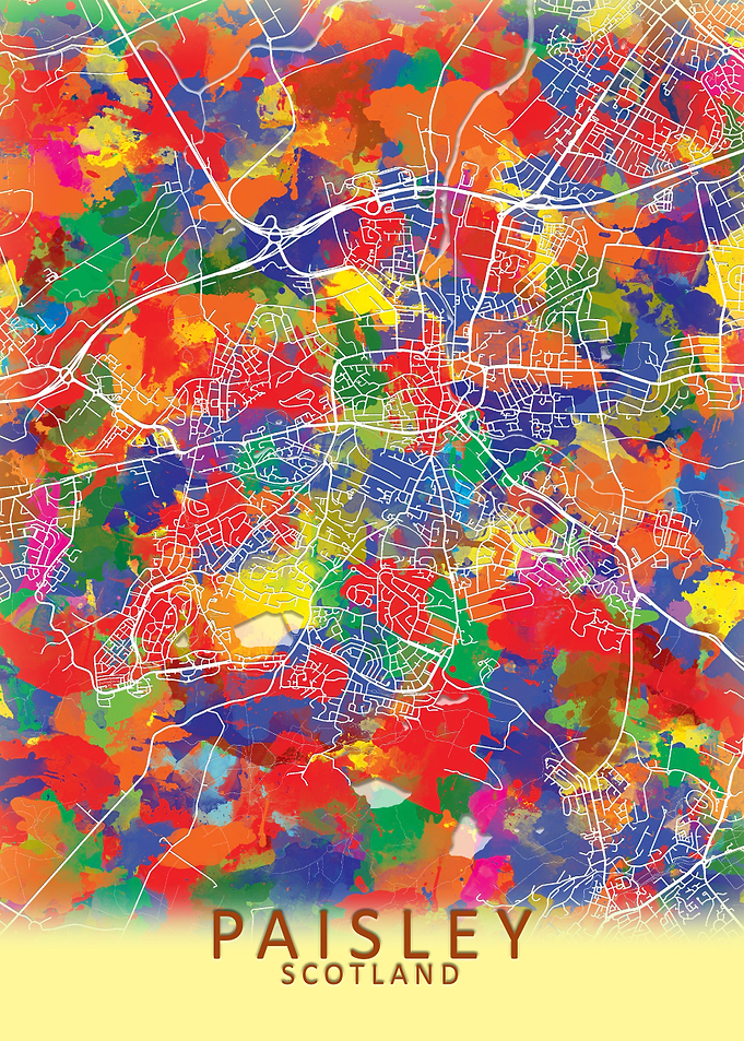 Paisley Splash City Map