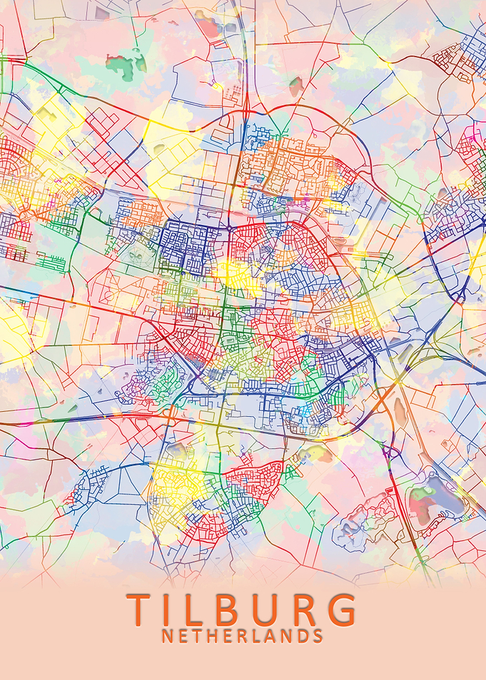 Tilburg Splash City Map