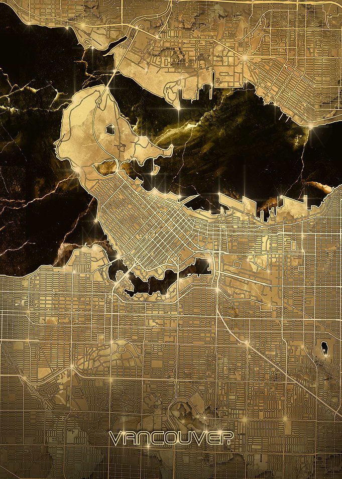 vancouver map gold
