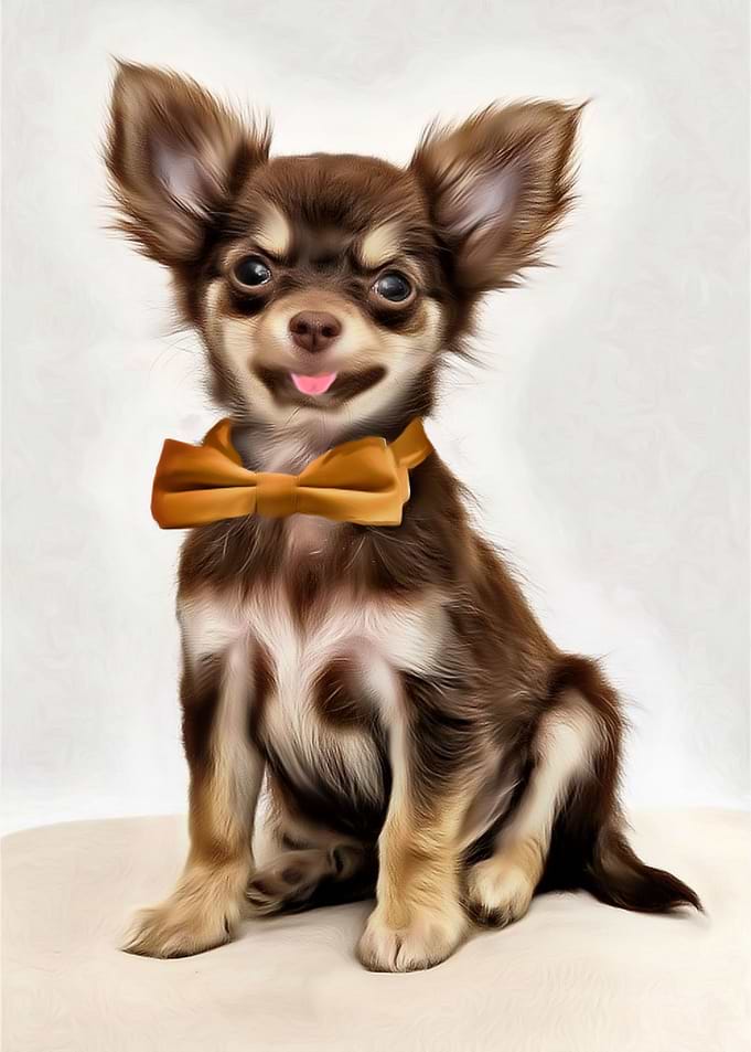 Chihuahua With Bow
