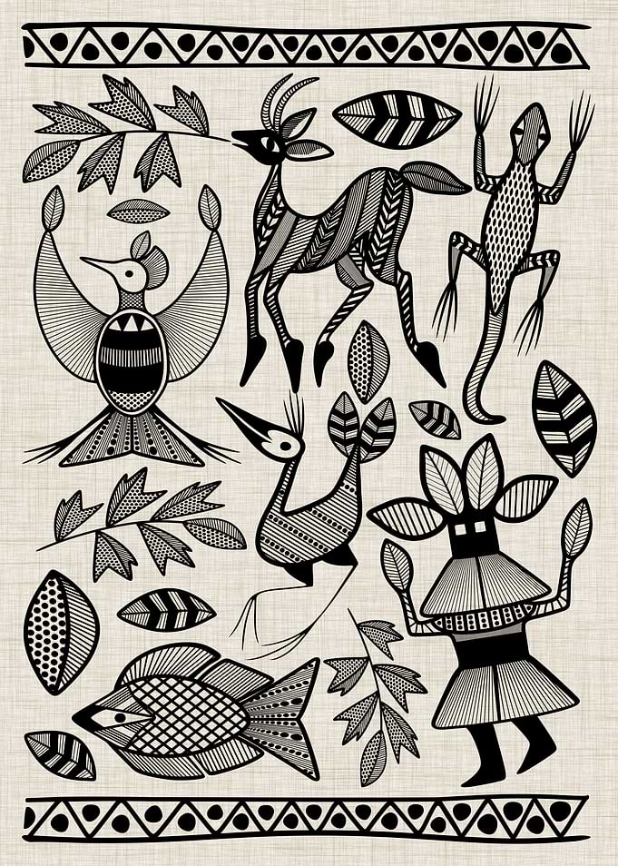African Ethnic Art Korhogo