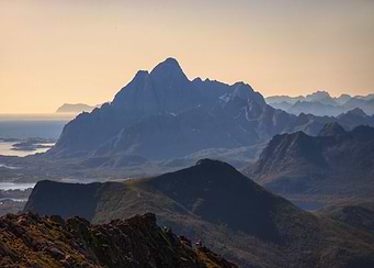 Lofoten in the evening