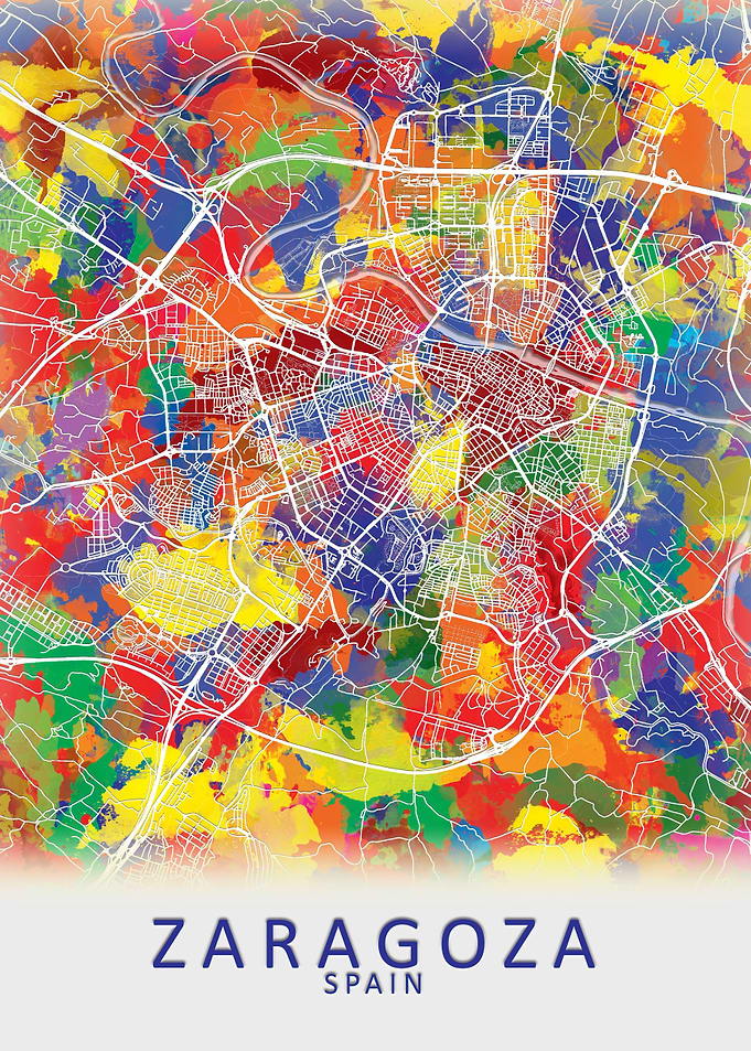 Zaragoza Splash City Map
