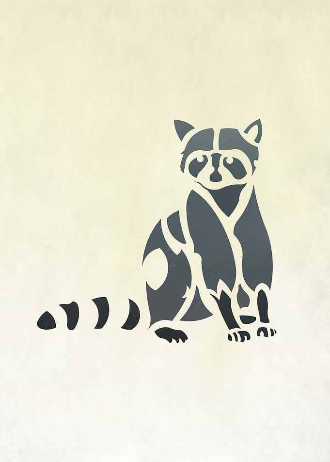 Racoon Tribal