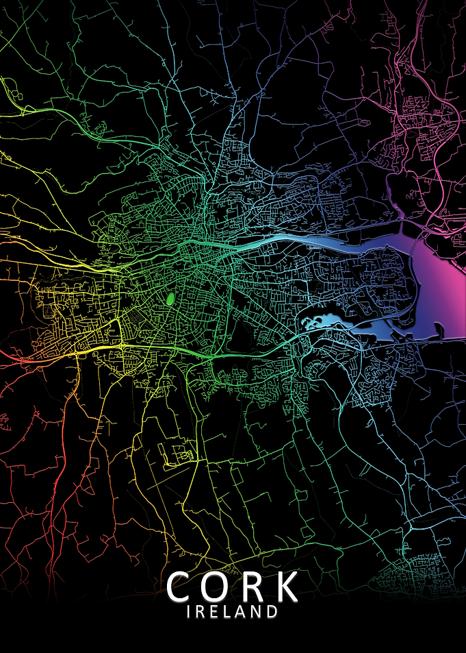 Cork Rainbow City Map