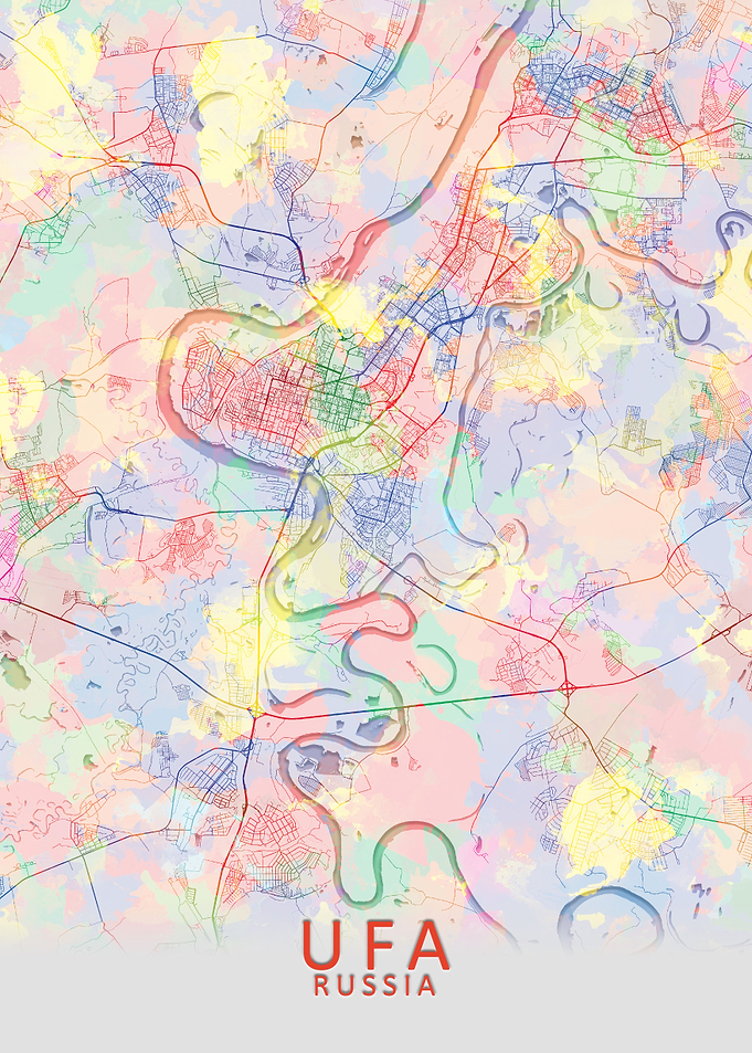Ufa Splash City Map