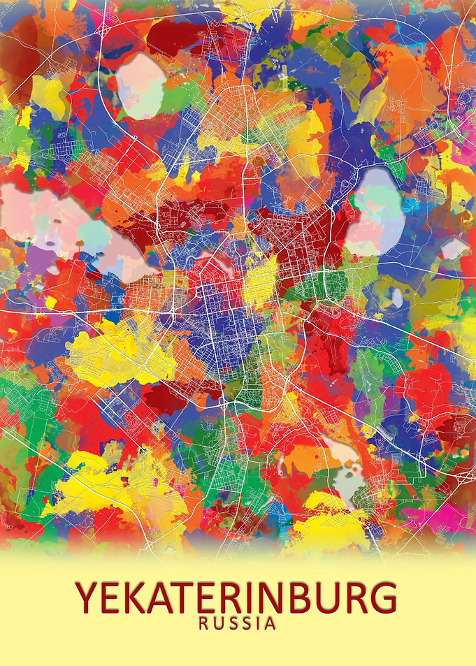 Yekaterinburg Splash Map