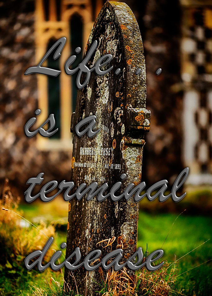Life is a terminal disease