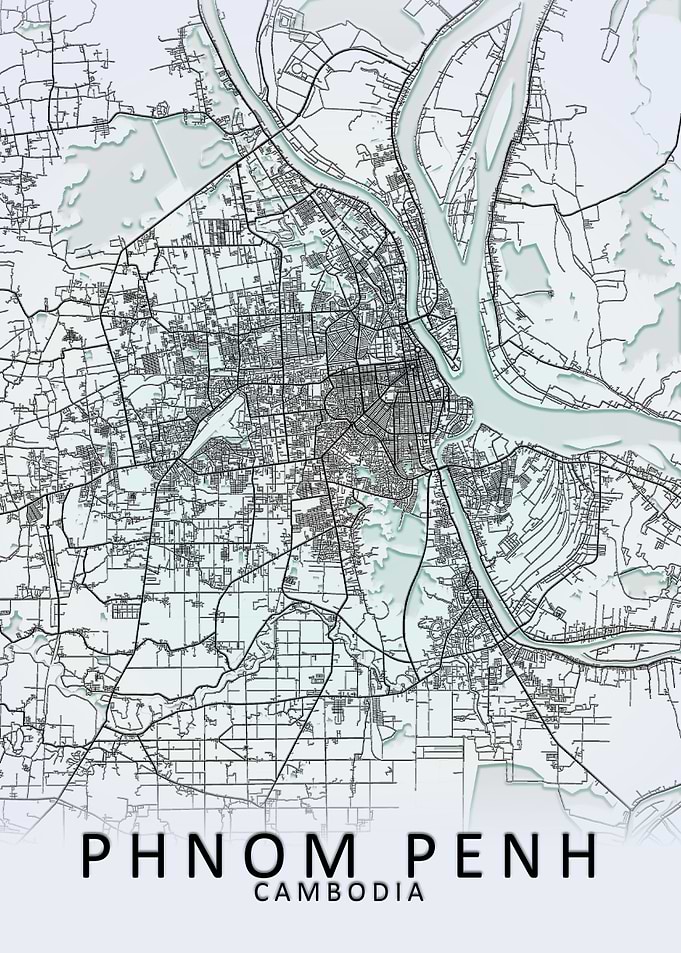 Phnom Penh White City Map