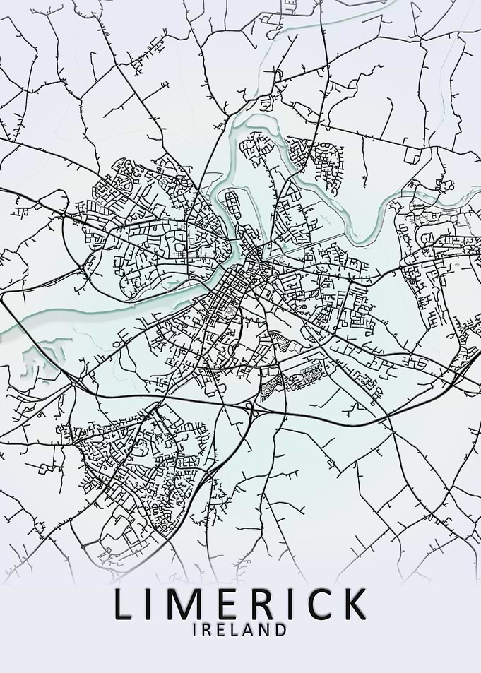 Limerick White City Map