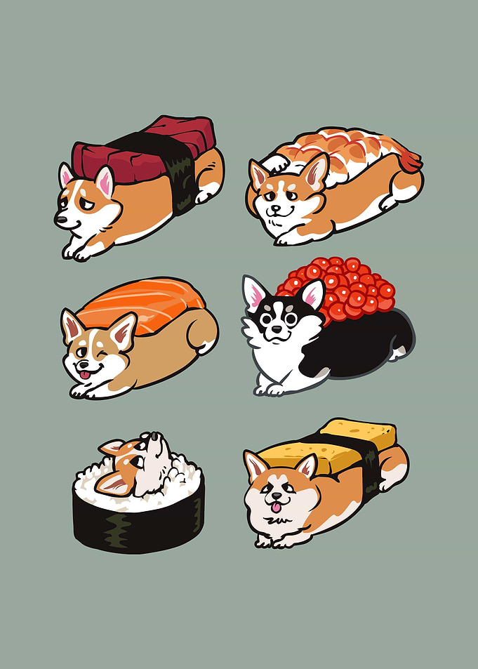 Sushi Corgi