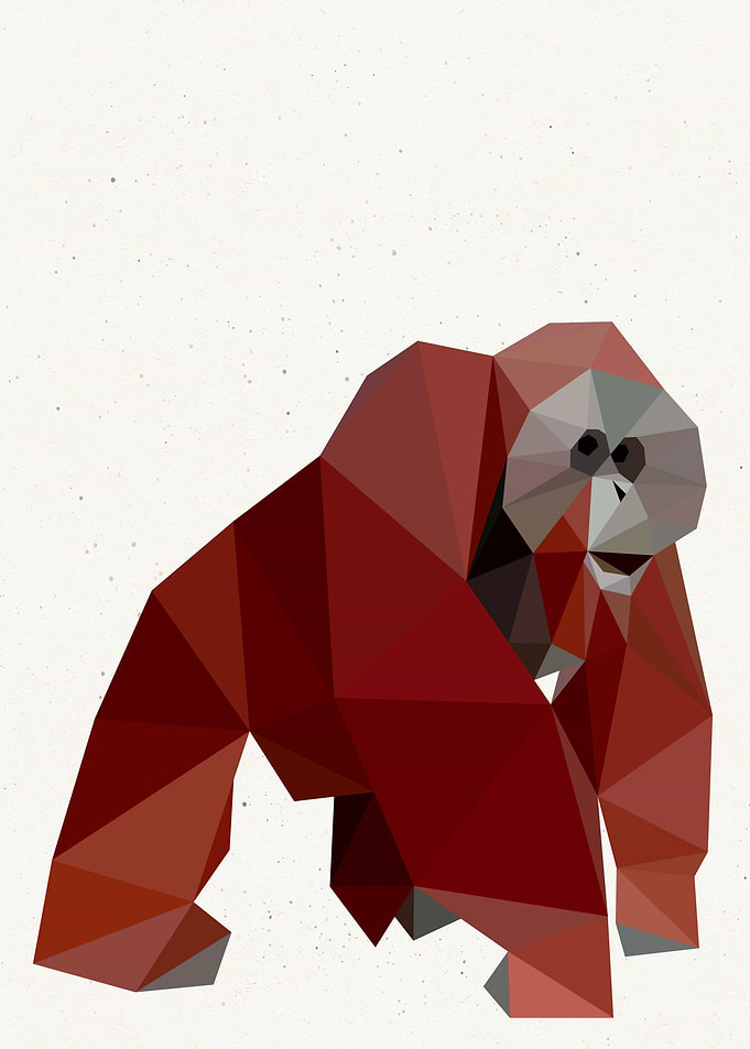 Low Poly Orangutan
