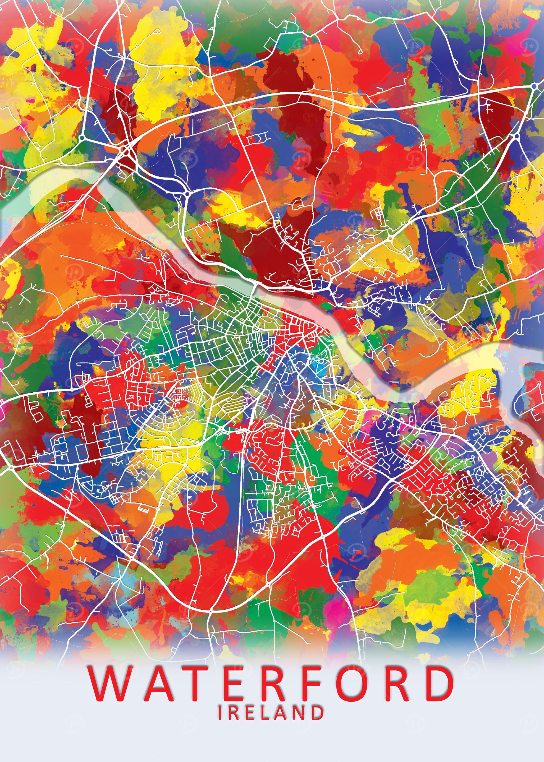 Waterford Splash City Map