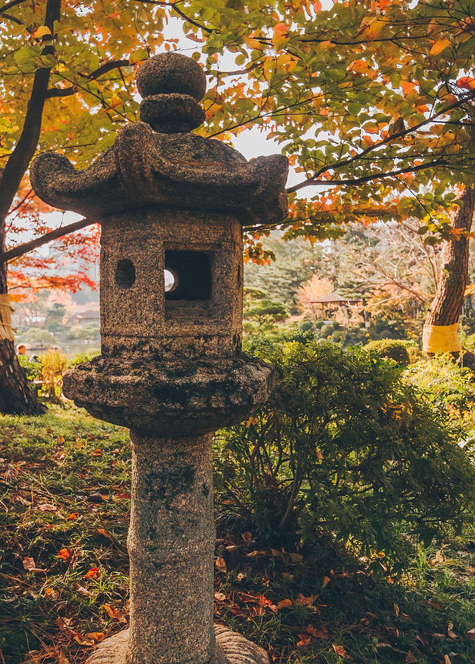 Small Japanese Monument