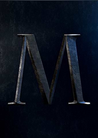 Letter Roman Number M 1000