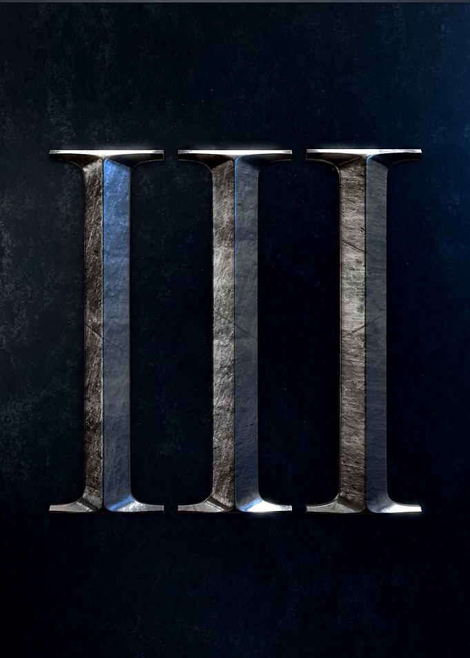 Letter Roman Numbers III