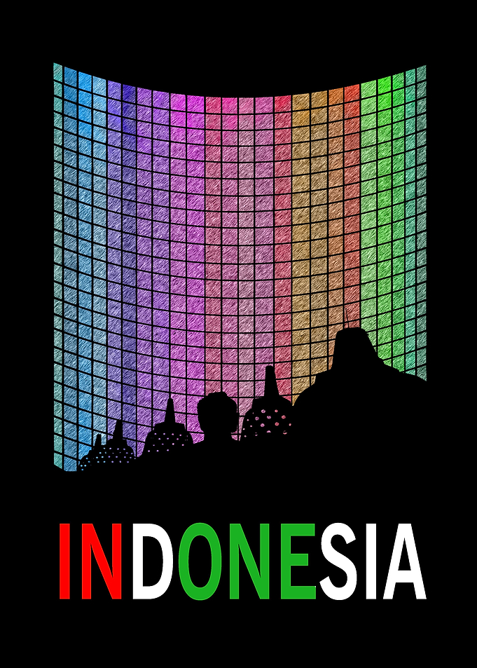 Indonesia Silhouette Art