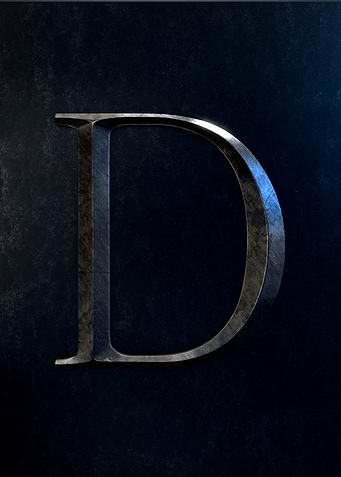 Letter Roman Numbers D 500