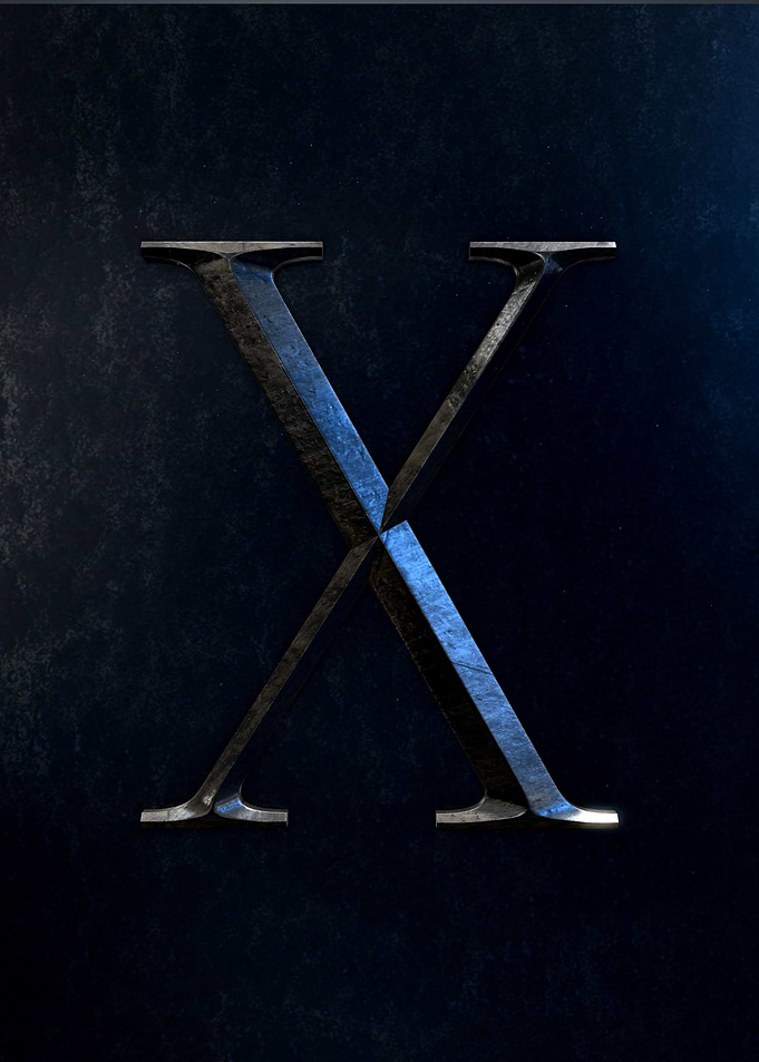 Letter Roman Numbers X 10