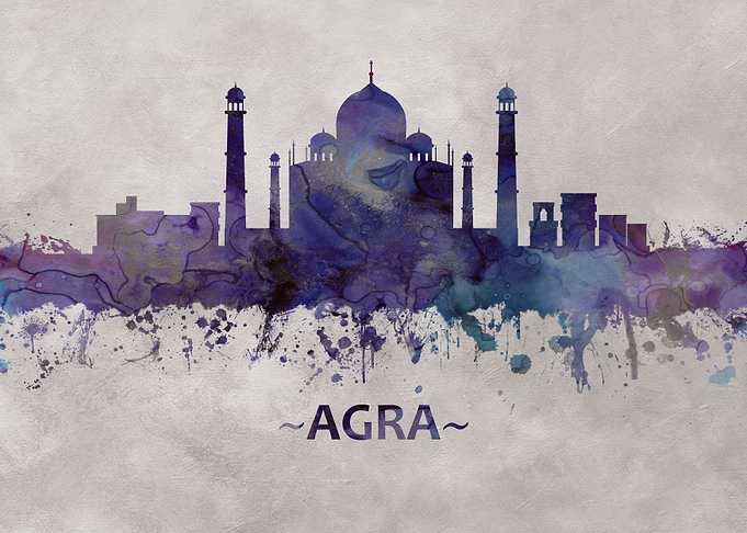 Agra India Skyline