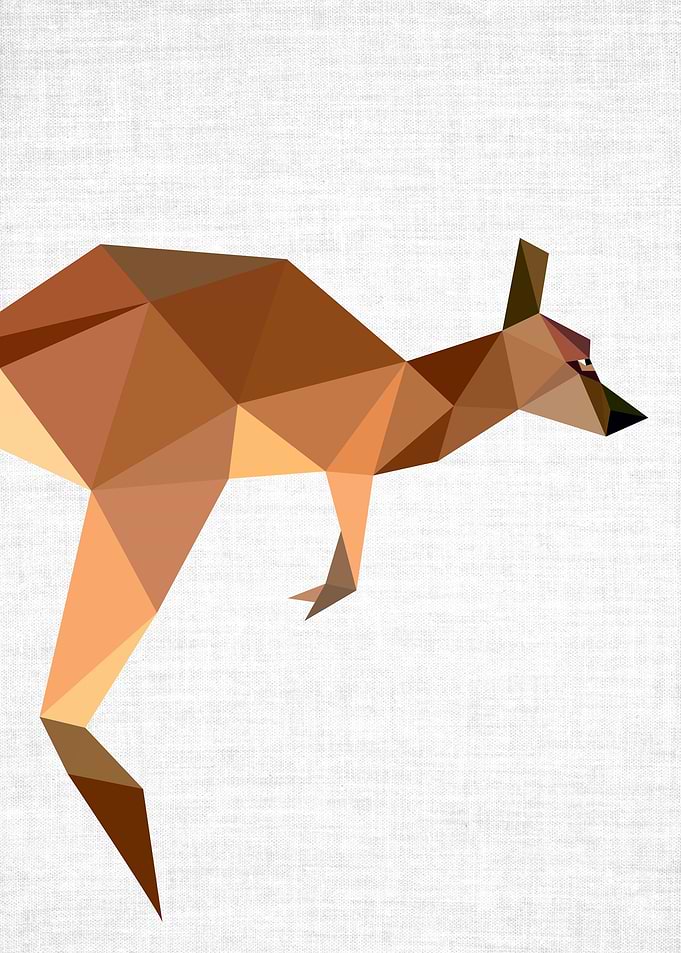 Low Poly Kangaroo