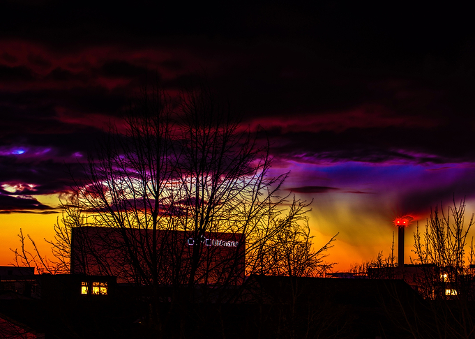 Sunset over Germany