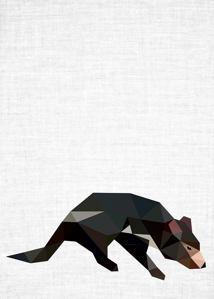 Low Poly Tasmanian Devil