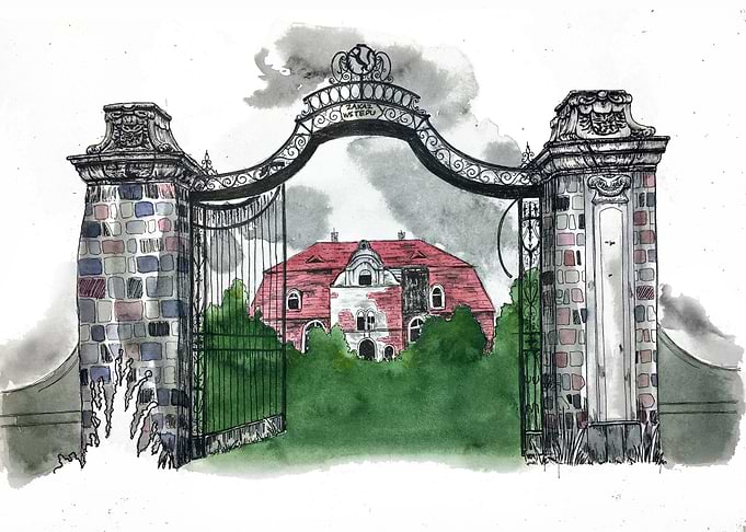 An overgrown palace