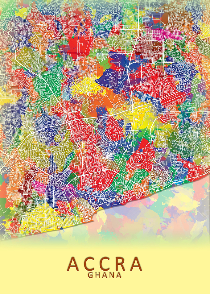 Accra Splash City Map