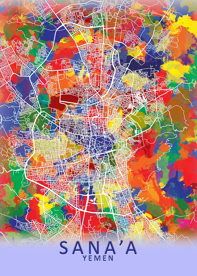 Sanaa Yemen City Map