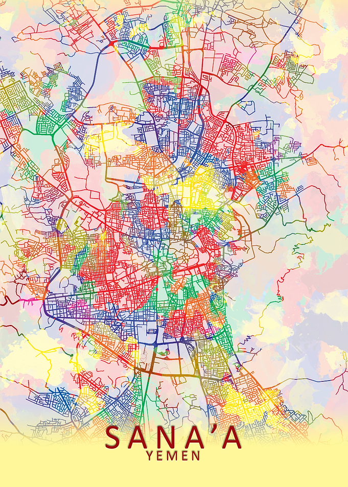 Sanaa Yemen City Map