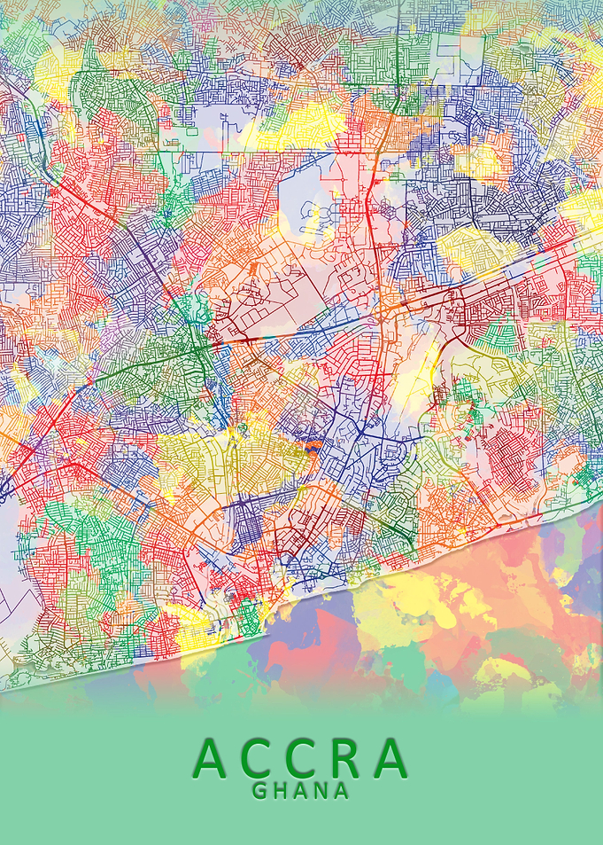 Accra Splash City Map
