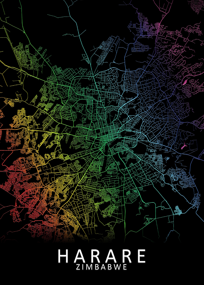Harare Zimbabwe City Map