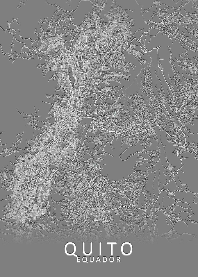 Quito Equador City Map
