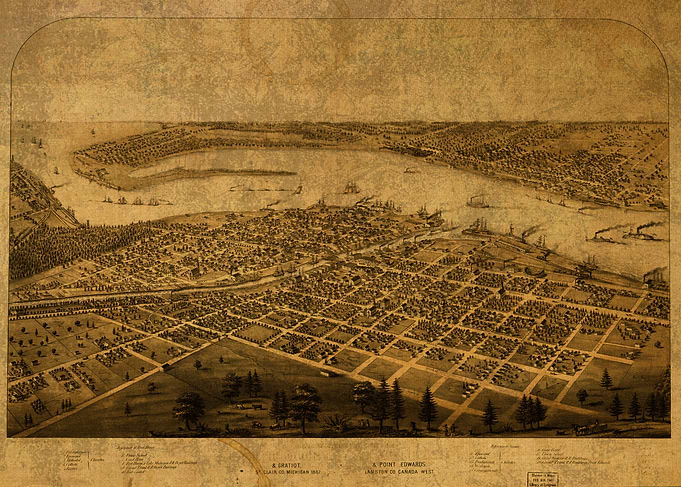 Port Huron Michigan Map