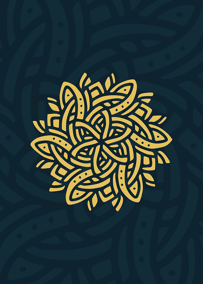 Gold Mandala 1