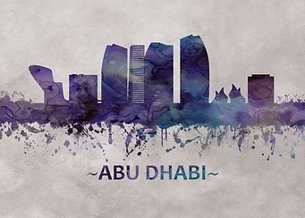 Abu Dhabi UAE Skyline