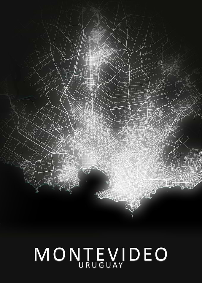 Montevideo Uruguay Map
