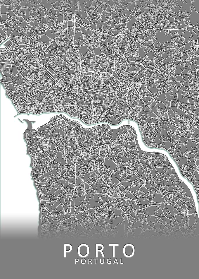 Porto Portugal City Map