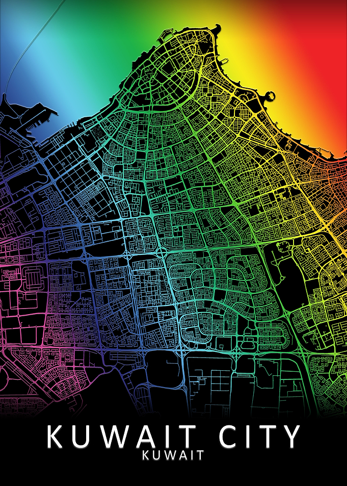 Kuwait City Map