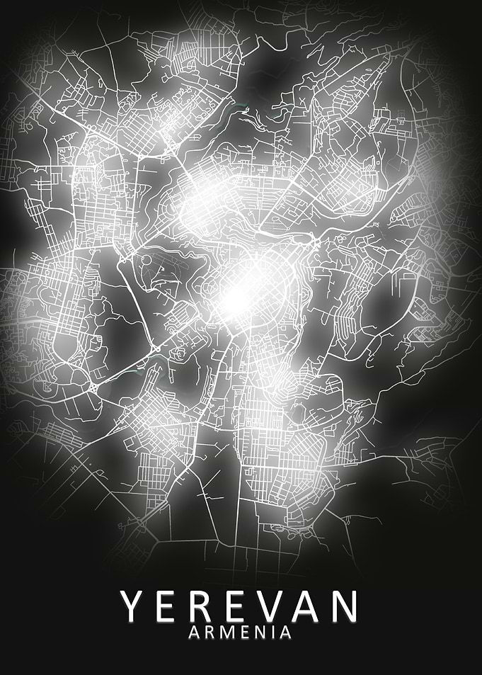 Yerevan Armenia City Map