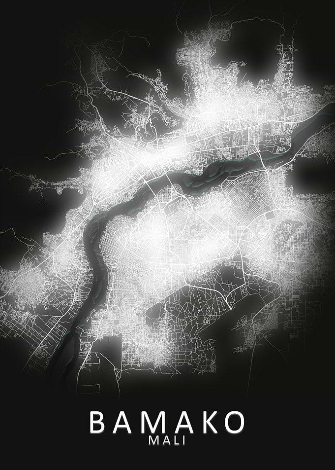 Bamako Mali City Map