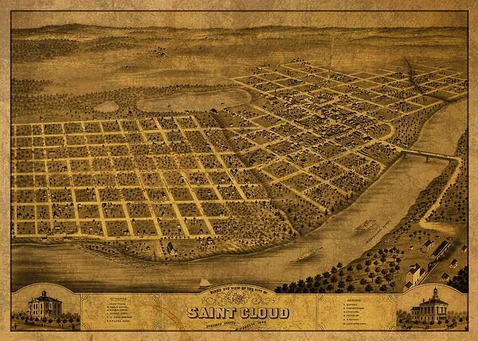 Saint Cloud Minnesota Map