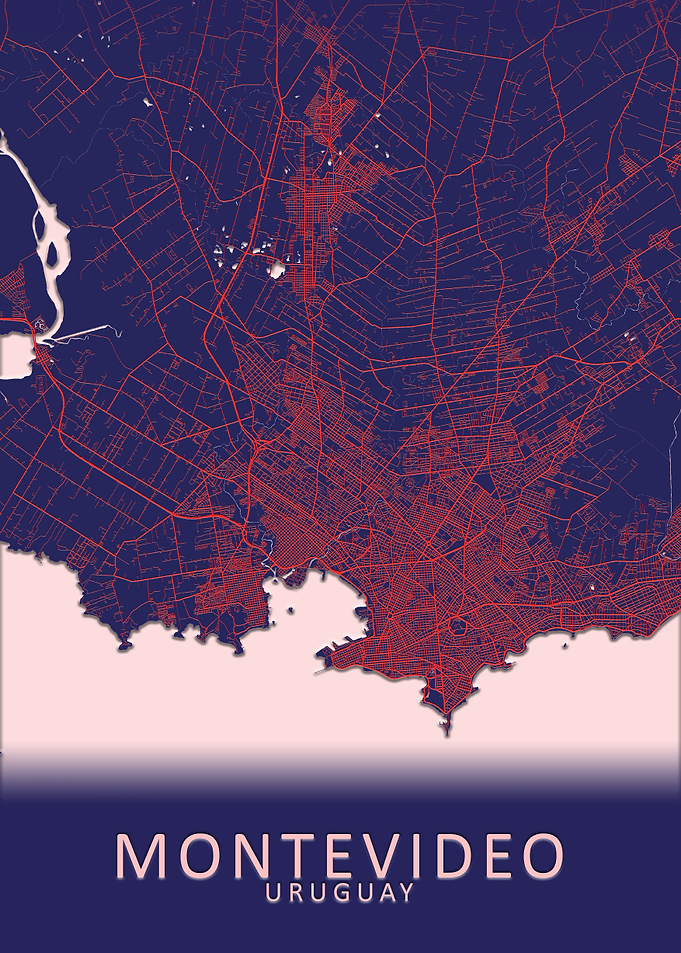 Montevideo Uruguay Map