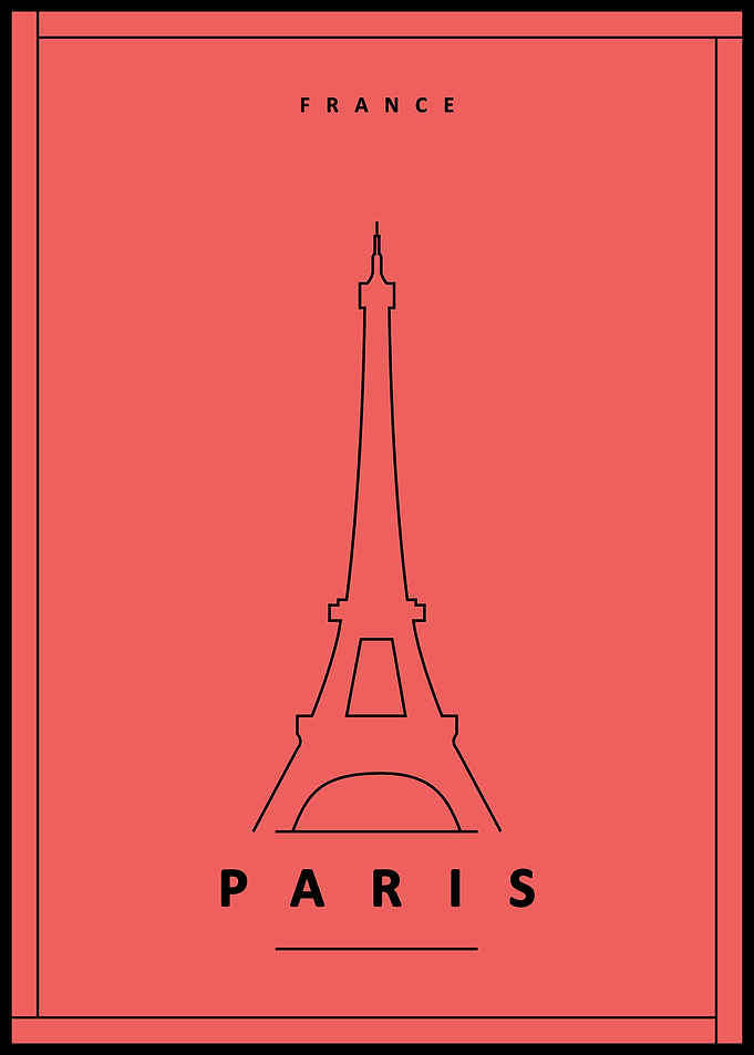 PARIS MINIMALIST ILLUSTRAT