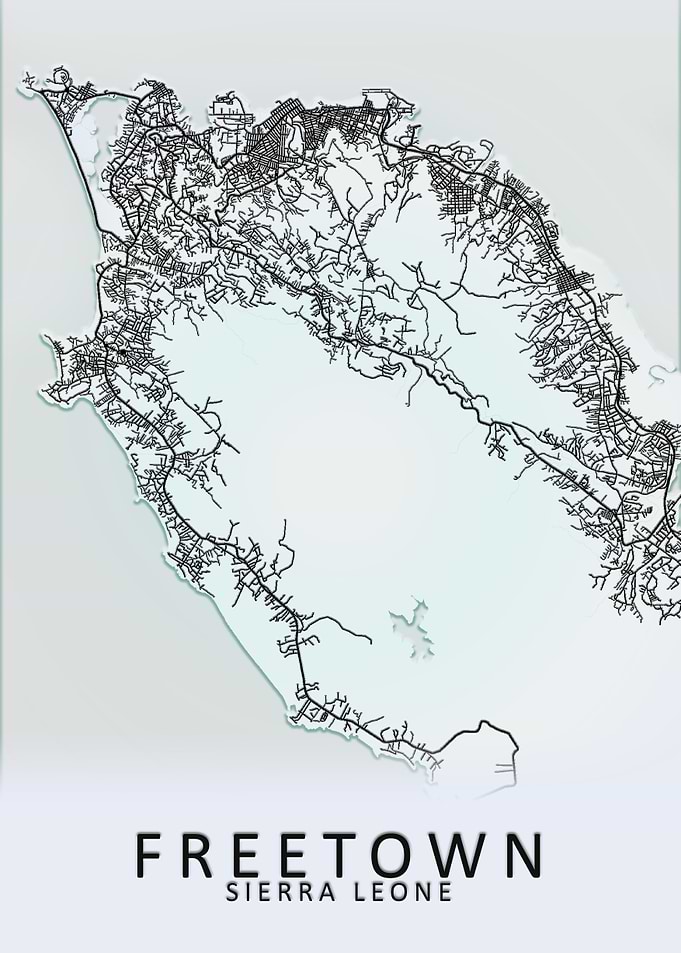Freetown Sierra Leone Map