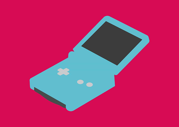 Minimalist GameBoy Adv SP