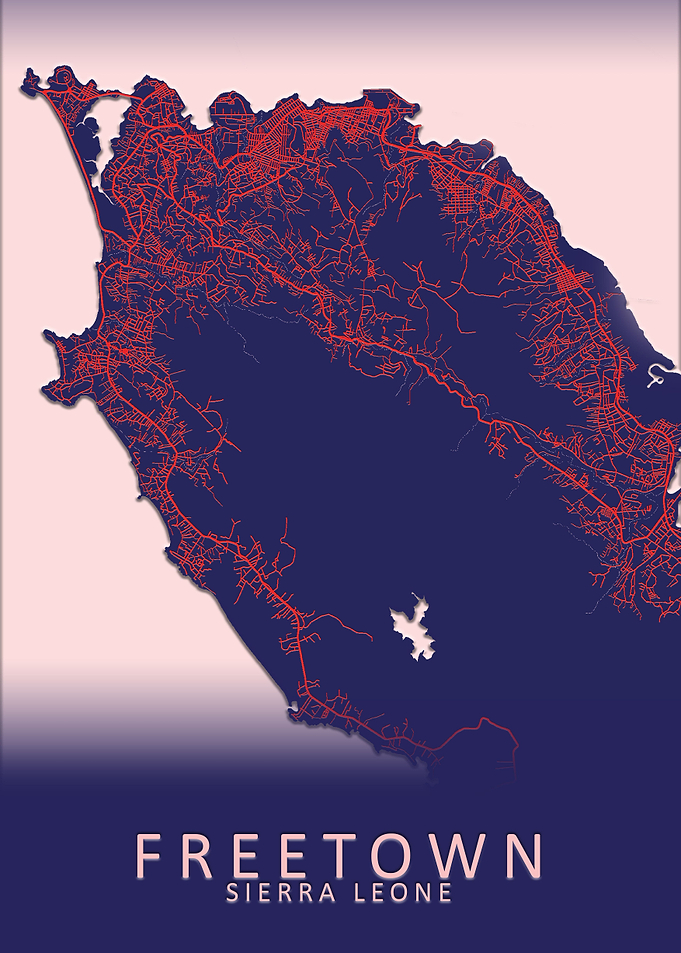 Freetown Sierra Leone Map