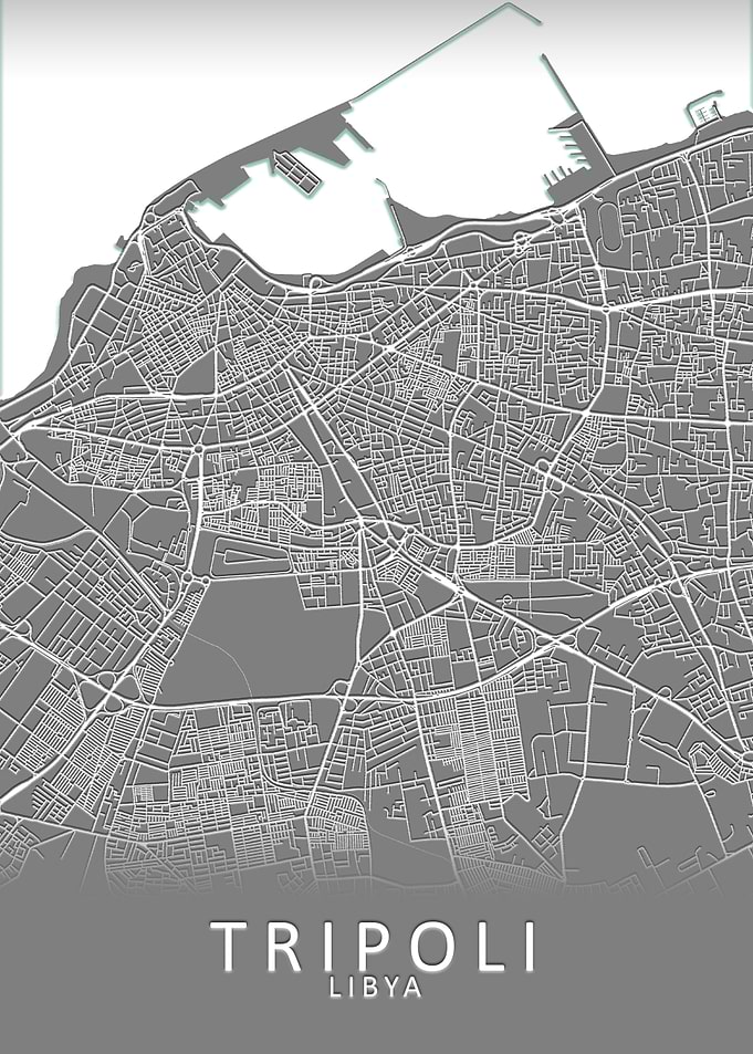 Tripoli Libya City Map